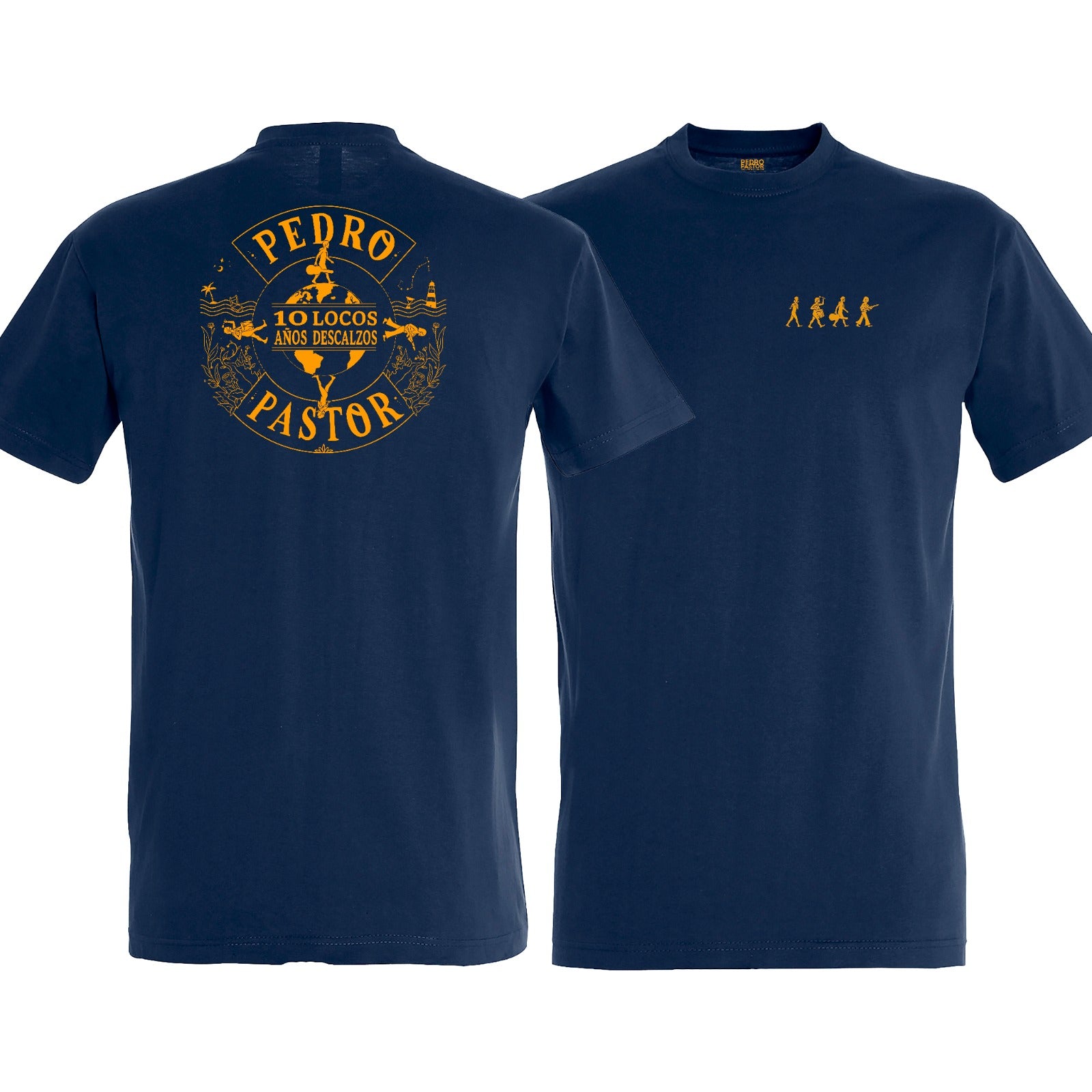 CAMISETA - 10 LOCOS AÑOS DESCALZOS